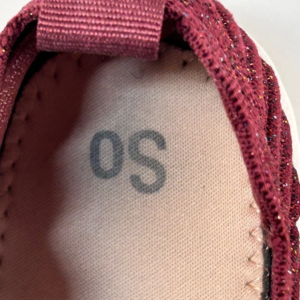 SO Red‎ and White Slip-On Sneakers